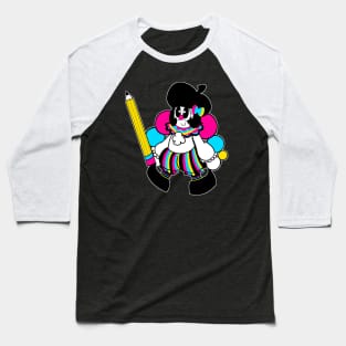 Pom Pom the Artist (Alternate) Baseball T-Shirt